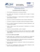 Conocimientos generales del Capítulo 1, 2 y 3