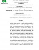 INFORME N°1 HERRAMIENTAS, EQUIPOS Y NORMAS DE BIOSEGURIDAD DEL LABORATORIO