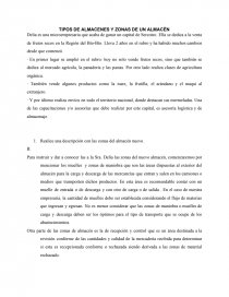 Logistica de almacenamiento. Página 3