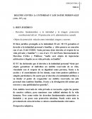 Delitos contra la intimidad y datos personales