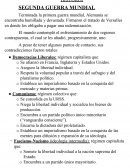 Segunda Guerra Mundial Resumen