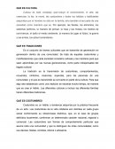 Cultura, tradiciones y costumbres