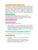 Relación organizador, aspecto, estándares