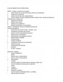 Plan de Marketing Internacional