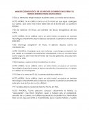 ANALISIS CRONOLOGICO DE LOS HECHOS OCURRIDOS EN EL PERU Y EL MUNDO DESDE EL PUNTO DE VISTA ETICO
