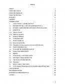 INDICE características de la pesquería