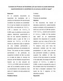 Constante producto de solubilidad