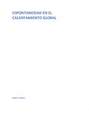 ESPONTANEIDAD EN EL CALENTAMIENTO GLOBAL