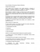 Curso de Gestión de Proyectos de Gobierno Electrónico