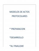 MODELOS DE ACTOS PROTOCOLARES