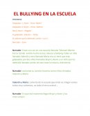 EL BULLYING EN LA ESCUELA (guion)