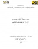 LABORATORIO N°1 PRESENTACION, PROGRAMACION DEL CURSO Y NORMAS DE SGURIDAD EN LABORATORIO