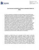 Los recursos económicos frente la obesidad infantil en Chile