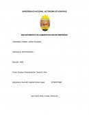 Ensayo Administración Ciencia o Arte