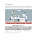 COSAS PARA RECORDAR