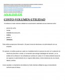 ANALISIS DE COSTO-VOLUMEN-UTILIDAD