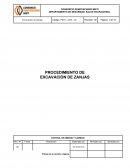 Procedimiento de excavaciones