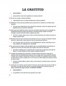 La gratitud