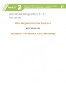 Actividad integradora 5.- El resumen