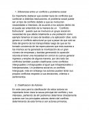 Diferencia entre conflicto y problema social