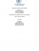 Determinación de la estequiometria en una reacción química
