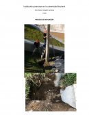 Instalación pararrayos