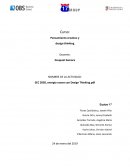 SEC 2050, Energia nueva con Design thinking