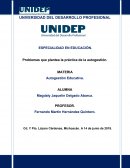 Problemas que plantea la practica de la autogestión