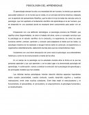 PSICOLOGÍA DEL APRENDIZAJE. ANTECEDENTES DE LA PSICOLOGÍA