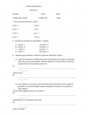 Prueba de Matemática “Divisiones”