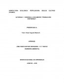 Actividad - evidencia. Documento “Producción sostenible”