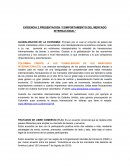 Comportamiento de los mercados internacionales