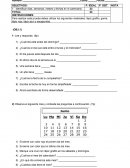 Prueba 2° básico Matemática