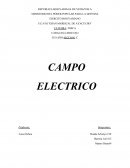 Cuadro comparativo de Campo Eléctrico y Campo Gravitatorio
