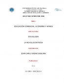 SOCIOLOGÍA LA REVOLUCIÓN RUSA