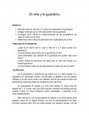 El niño y la guardería