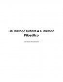 Del método Sofista al filosófico