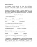 Investigación de campo