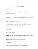 LENGUAJE ORAL Y ESCRITO I (COMUNICACIÓN)