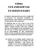 CLIMA ORGANIZACIONAL DUNKINPORTALES