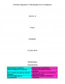 Actividad integradora 4. Metodologías de la investigación