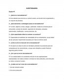 CUESTIONARIO. Mercadotecnia