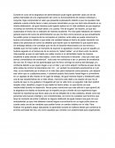 Reflexión final del curso de administración