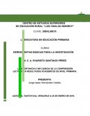 LA IMPORTANCIA E INFLUENCIA DE LA COMPRENSIÓN LECTORA EN RESULTADOS ACADÉMICOS DE NIVEL PRIMARIA