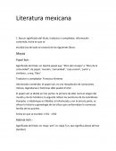 Literatura mexicana