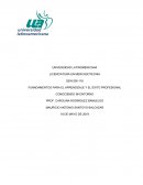 FUNADAMENTOS PARA EL APRENDIZAJE Y EL ÉXITO PROFESIONAL