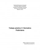 Trabajo práctico V: Normativa Publicitaria