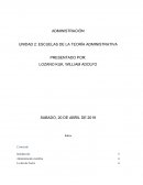 Administración unidad 2: Escuelas de la teoría administrativa