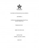 EJERCICIO DE ORGANIZACIÓN CONCEPTUAL MATRIZ CONCEPTUAL