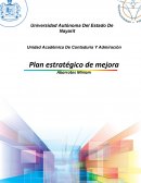 Plan estratégico de mejora Abarrotes Miriam